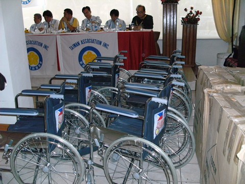 1st Wheelchair donation