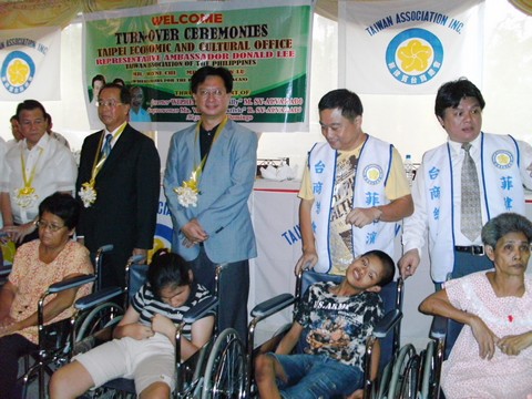 1st Wheelchair donation
