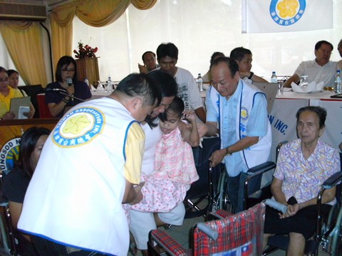 1st Wheelchair donation