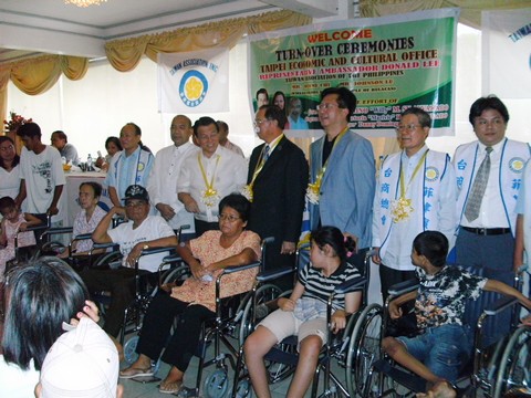 1st Wheelchair donation
