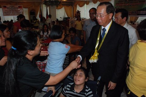 1st Wheelchair donation